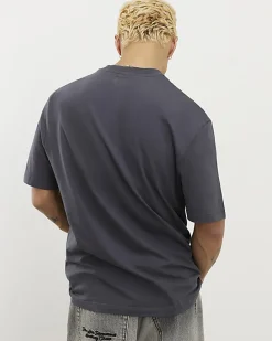 Grey Regular Fit Crew Neck T-Shirt