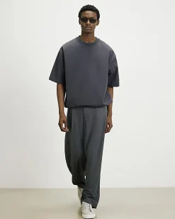 Grey RI Studio Oversized Blocked T-Shirt