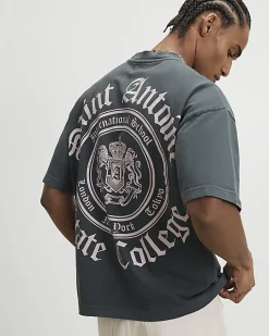 Grey Saint Antoine Crest T-Shirt