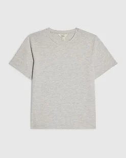 Grey Short Sleeve Slim Fit T-shirt