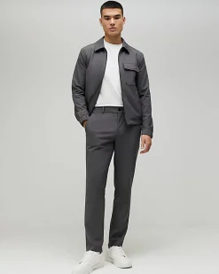 Grey Skinny Fit Comfort Stretch Trousers