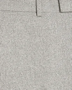 Grey Skinny Fit Puppytooth Suit Trousers