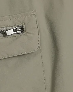 Grey Skinny Fit Stretch Cargo Trousers