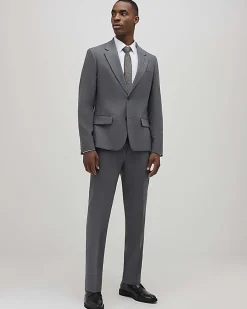 Grey Skinny Fit Stretch Suit Jacket