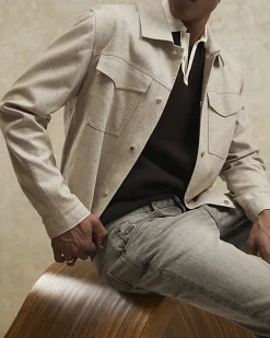 Grey Slim Fit Stretch Jeans