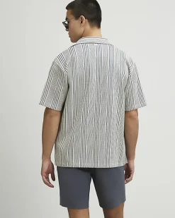 Grey Slim Longer Length Stretch Chino Shorts