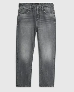 Grey Straight Fit Jeans