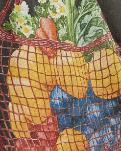 Grey Washed Fruit Basket T-Shirt