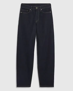 Indigo Barrel Leg Jeans
