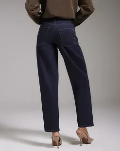 Indigo Barrel Leg Jeans