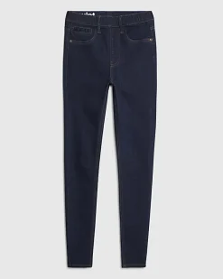 Indigo Pull-On Sculpt Skinny Jeans