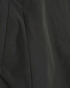 Khaki Barrel Leg Trousers