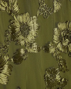 Khaki Cornelli Maxi Skirt