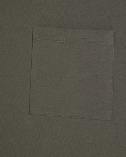 Khaki Oversized Fit Long Sleeve T-Shirt