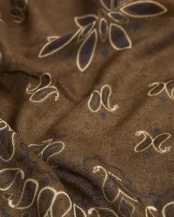 Khaki Paisley Bandana