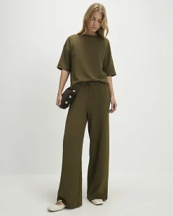 Khaki Premium Whipstitch T-Shirt