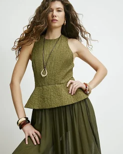 Khaki RI Studio Hybrid Hareem Jumpsuit