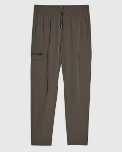 Khaki Skinny Fit Stretch Cargo Trousers