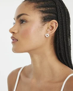 Metal Multi Knot Stud Earrings