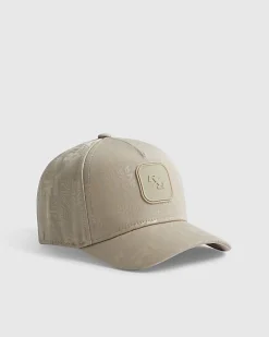 Mini Boys Beige RVR Monogram Cap
