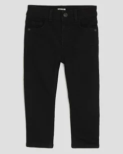 Mini Boys Black Relaxed Skinny Jeans