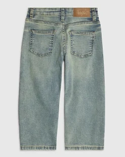 Mini Boys Blue Loose Fit Baggy Jeans