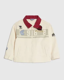 Mini Boys Cream Badge Shacket