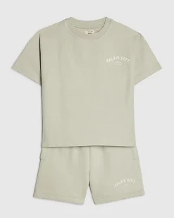 Mini Boys Grey Palais Dept T-Shirt Set