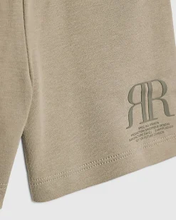 Mini Boys Khaki RR T-Shirt And Shorts Set
