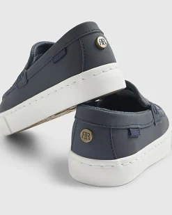 Mini Boys Navy Loafers