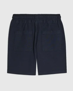 Mini Boys Navy Pull On Shorts