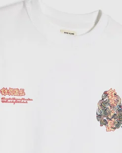 Mini Boys White Japanese Dragon T-Shirt