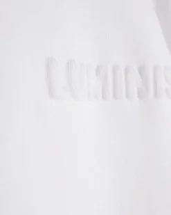 Mini Boys White Luminis Back Print T-Shirt