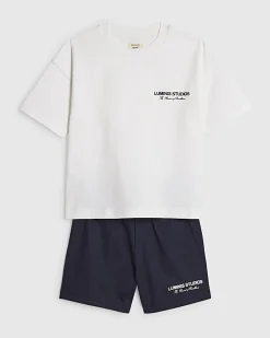 Mini Boys White Luminis Essentials Set