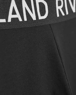Mini Girls Black RI Waistband Cycle Shorts