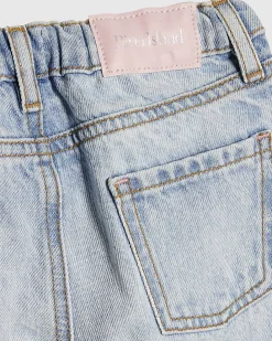 Mini Girls Blue Barrel Jeans