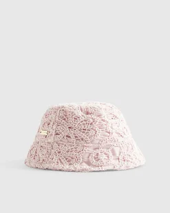 Mini Girls Pink Crochet Hat