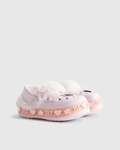Mini Girls Pink Light Up Clogs