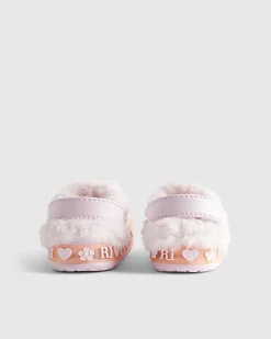 Mini Girls Pink Light Up Clogs