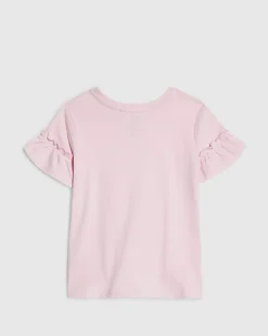 Mini Girls Pink New York Six Seven T-Shirt