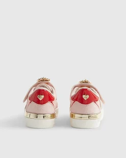 Mini Girls Pink Strawberry Trainers