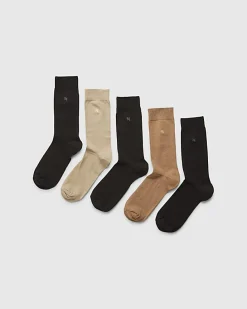 Multi Colour Pack Of 5 RI Socks