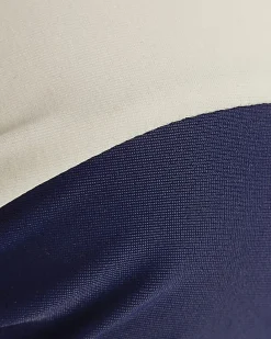 Navy Colour Block Shaping Bikini Top