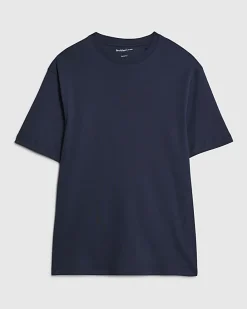 Navy Essential Slim Fit Midweight T-Shirt