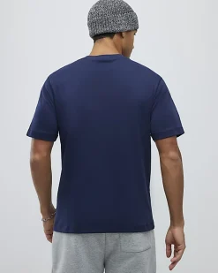 Navy Essential Slim Fit Midweight T-Shirt