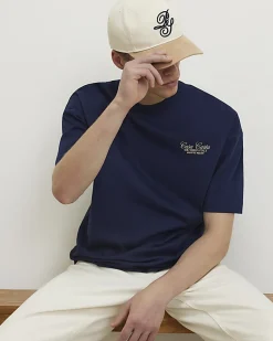 Navy Oversized Casa Carta T-Shirt