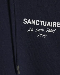 Navy Oversized Fit Sanctuaire Hoodie