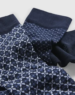 Navy Pack Of 3 Socks