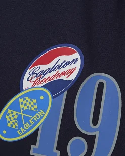 Navy Regular Fit 1978 Racing Shorts