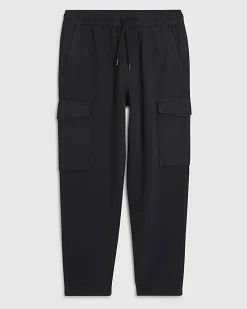 Navy Regular Fit Cargo Trousers